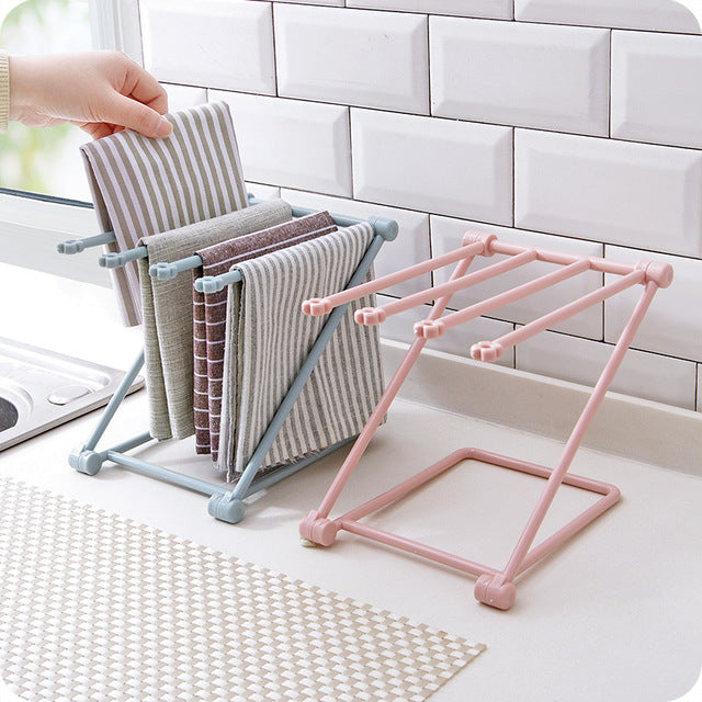 Foldable Dishcloth Shelf Kitchen Accessories Gadget Organizer - Ecoglow25